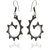 CHICAS Silver Color German Silver Boho Style Dangle  Drop Fashion Earrings For Women  Girls