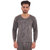 ZOTIC Grey Round Neck Thermal Upper for Men's