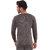 ZOTIC Grey Round Neck Thermal Upper for Men's