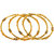 Jewels Kafe Gold Plated Designer Bangles Set of 4