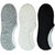 ME Stores Loafer Socks No Show Socks Ankle Socks Pack of 3 pair (White, Grey, Black)