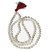 setnacrations White Freshwater Pearl Mala 108 Bead, Hand Knotted Mala Necklace, Meditation Beads, Prayer Beads,