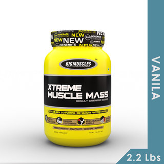 Big Muscles Xtreme Muscle Mass 2.2 Lb Vanilla