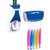 New Look Automatic Toothpaste Dispenser Automatic Squeezer and Toothbrush Holder Bathroom Dust-proof Dispenser Kit Toothbrush Holder Sets (Blue) StyleCodeBB-22