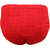 Solo Mens Checks Inner Elastic Cotton Modern Low Waist Stretch Red Brief
