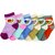 Neska Moda Premium Cotton Ankle Length Multicolor Kids 6 Pair Socks For 0 To 2 Years SK337