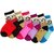 Neska Moda Premium Cotton Ankle Length Multicolor Kids 6 Pair Socks For 0 To 2 Years SK339
