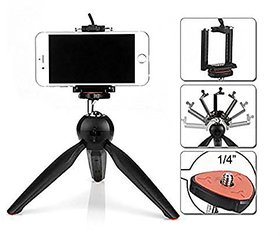 G-MTIN Yunteng YT-228 Mini Tripod Flexible Portable stand With Phone Holder Clip For Phone Digital DSLR Camera Smartphon