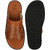 Red Tape Men Tan Leather Casual Slippers