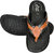 Allen Cooper ACLS-223 Black Tan Leather Slippers For Men