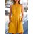 Klick2Style Mustard Bohemian Dress For Women