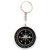 Fiber and Metal Compass Camping Hiking Hunting Key Chain Ring Survival