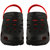 Birde Black  Red EVA Slip-On Clogs For Mens
