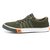 Sparx Men's Olive Lace-up Sneakers