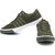 Sparx Men's Olive Lace-up Sneakers
