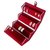 ADWITIYA Combo - Red Earrings Studs Tops Folder and Blue Ring Case Jewelry Organizer Travel Friendly Paperboard Gift Box