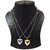 Combo of Heart Shaped Locket photo pendant with Ball Chain Gold + Silver