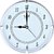 Sowell Full White 3D Dial Wall Clock 2899w