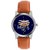 NEW BROWN STRAP BLUE DIAL MAHADEV WATCH FOR BOYS AND MEN