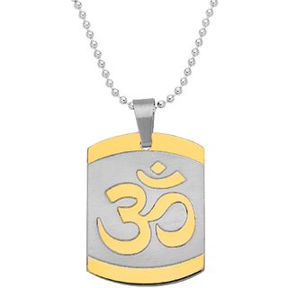 Dare by Voylla OM Dual Tone Pendant from Faith and Trust