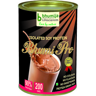 SOYA PROTEIN 90% ISOLATED (BHUMI PRO) 200GM.