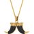 Dare by Voylla  Horn Designer Pendant With Chain For Men