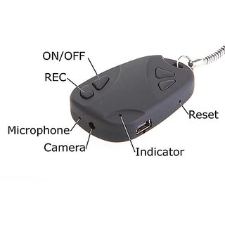 Safety Car Key-808 Chain Hidden Camera HD Video Recorder 8 gb support