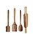 Wooden Skimmer/Tools set of 3 plus 1 Belan