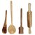 Wooden Skimmer/Tools set of 3 plus 1 Belan
