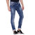 Kozzak Men's Casual Skinny Fit Stretchable Blue Jeans