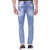 Kozzak Men's Casual Skinny Fit Stretchable Blue Jeans