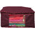 Kuber Industries Non woven Saree cover/ Saree Bag/ Storage bag Set of 2 Pcs (Maroon) 9 Inches Height