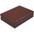 Cerasus Card Box with High Gloss Finish (Brown PU)
