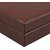 Cerasus Card Box with High Gloss Finish (Brown PU)