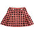 Lil Orchids Girls Green Checked Skirts