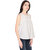 Yalina Plus Knitted Sleeveless White Top