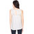 Yalina Plus Knitted Sleeveless White Top