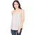 YALINA PLUS Women's White  Strip shoulder Top