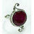 Sterling Silver With Ruby Gemstones Ring