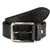 Stylish Black Faux Leather Belt