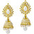 CTW Traditional Golden Antique Aashqui 2 Movie Pearl Jhumka Earring For Women