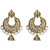 CTW Pearl Oxidised Bollywood Style Golden Chandjhumka Earring for Women