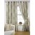 Story@Home Premium Cream Jacquard Berry Door Curtain-DBR1030
