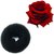 Majik world Combo of Hair Donut Ring Bun Maker and Red Rose Flower Hair Clip for Women by Style Tweak