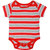 Gkidz Infants Pack Of 3 Striped And Solid Colors Half Sleeve Bodysuits