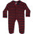 Gkidz Infants Pack Of 3 Striped Design Longsleeve Sleepsuits