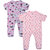 Gkidz Infants Pack Of 2 Printed White And Pink Romper