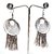 Silver Hoops Earring by Sparkling Jewellery