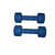 Arnav  Aerobics Pvc Dumbells Fixed Weight 1 Kg x 2 No. For Home Gym Exercises Blue Colour