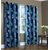 Payal Designer  door curtain (4x7 Feet ) Color Blue